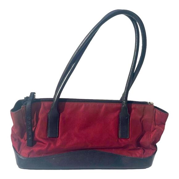 PRADA y2k nylon leather bag purse - Picture 1 of 13